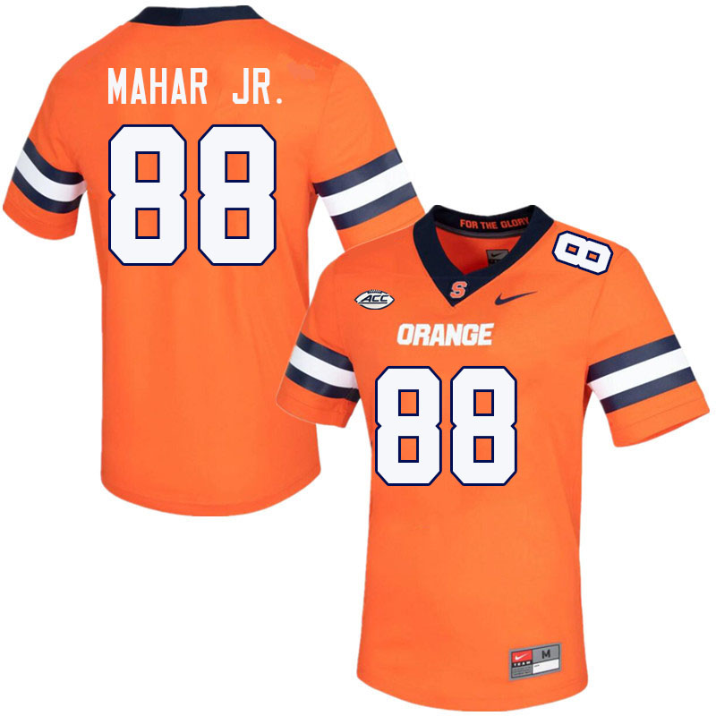 Syracuse Orange #88 Steven Mahar Jr. College Football Jerseys Stitched-Orange